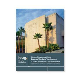 Cancer Research at Hoag